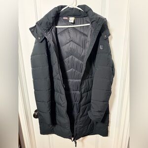 Lolë Women’s Black Winter Puffer Coat – Size XL – Primaloft Insulated Jacket